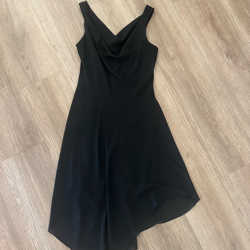 Bisou Bisou Black Asymmetrical Dress